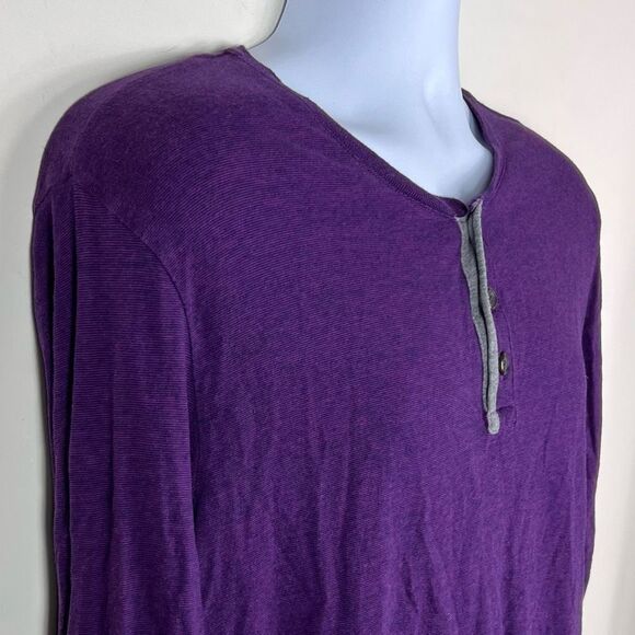 Old Navy Soft Wash Long Sleeve Henley Tee - Picture 2 of 11